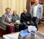 В преддверии 9 мая глава Мокшанского района Алевтина Решетченко посетила участника ВОВ